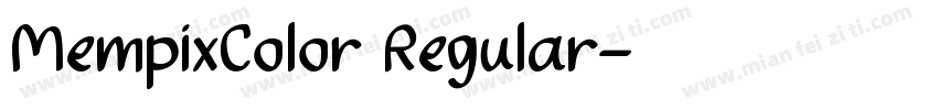 MempixColor Regular字体转换